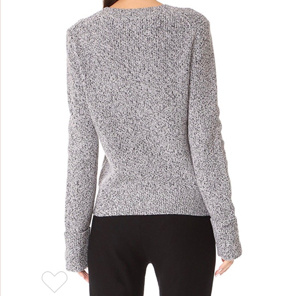 FINAL PRICE. Grey knit Theory slouchy sweater NWOT - Picture 5 of 7
